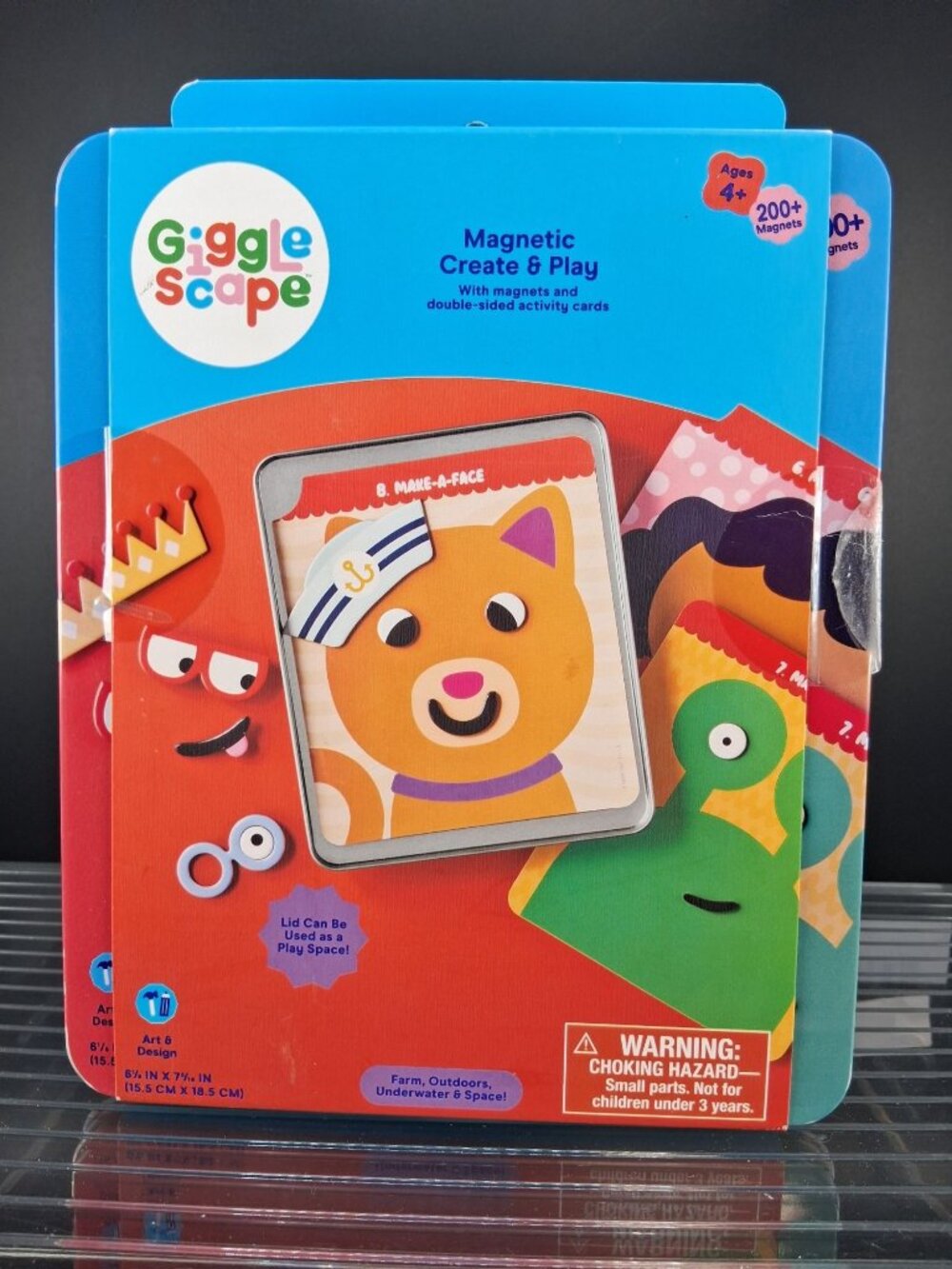 GiggleScape Magnetic Create & Play Set For Kids Ages 4+